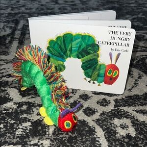 The Very Hungry Caterpillar Board Book and Plush Set